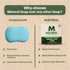 Matural -All Natural Aloe Vera Soap For Men - 120 Grams matural-in