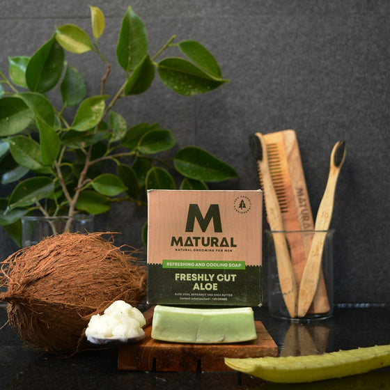 Matural 2-in-1 Soap Combo For Men(Aloevera, Sage Soap)-120gm
