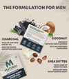 Matural -All Natural Charcoal Soap For Men - 120 Grams - Matural